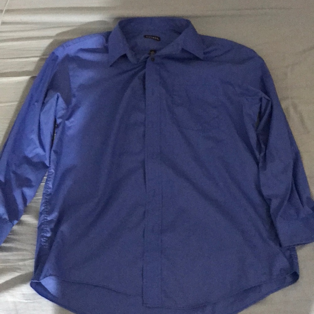 Blue George button shirt